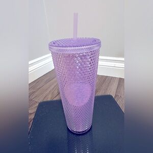 BNWT Starbucks Purple Glitter Studded Tumbler - Summer 2021 China Release